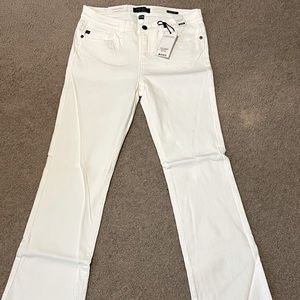Judy Blue Boot Cut White Jeans
